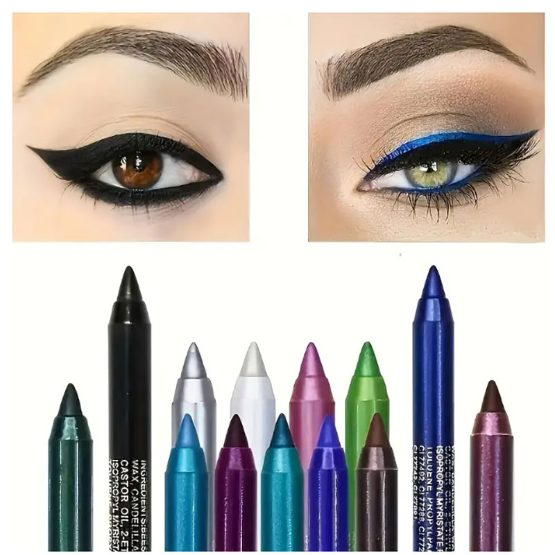 Highlighter Set Pastel - 1 Buah Set Eyeliner Tahan Air