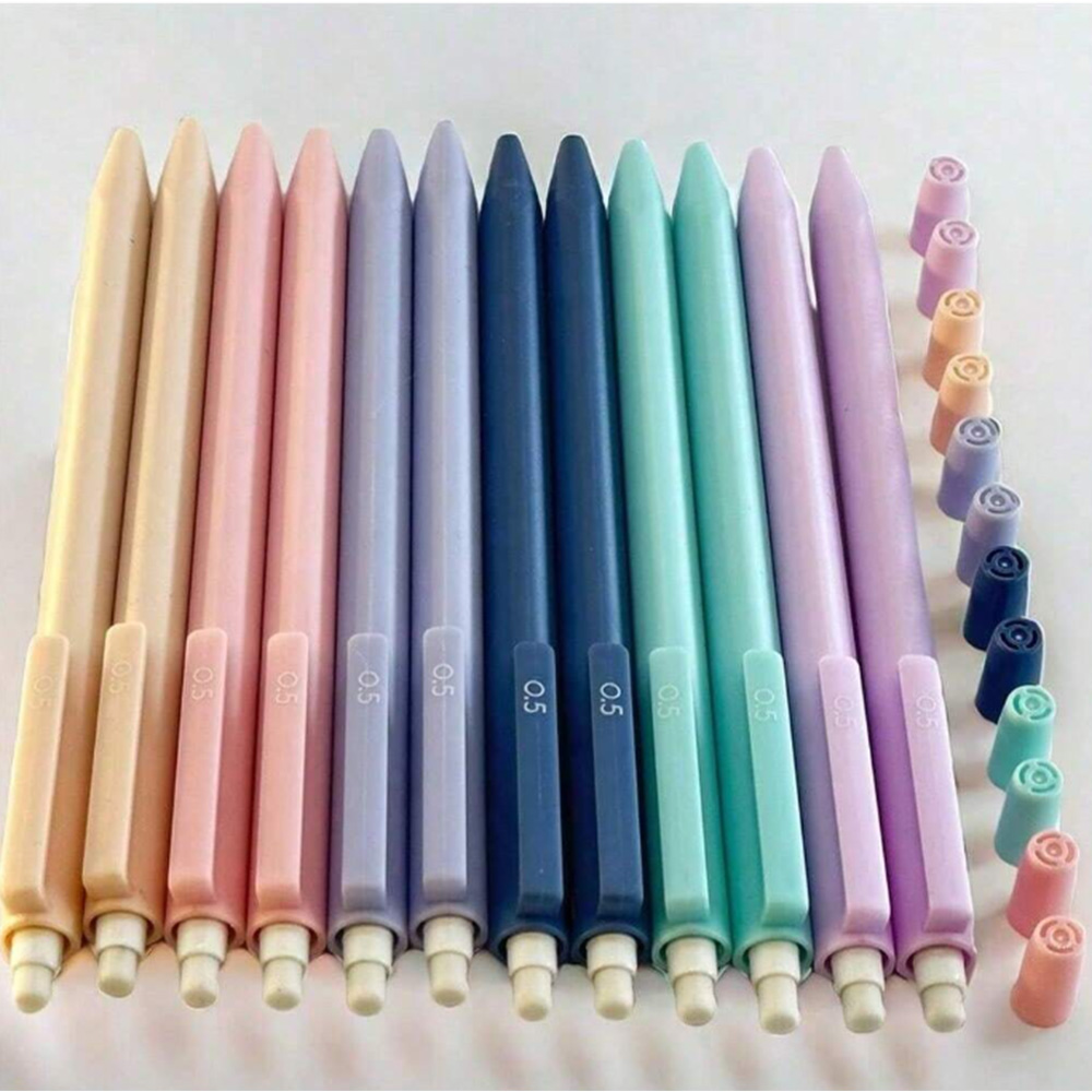Highlighter Set Pastel - Set Pensil Mekanik Pastel Lucu, Ukuran