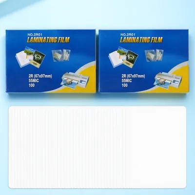 Document Laminator Pouch - 200 Lembar Kertas Laminasi Termal Transparan