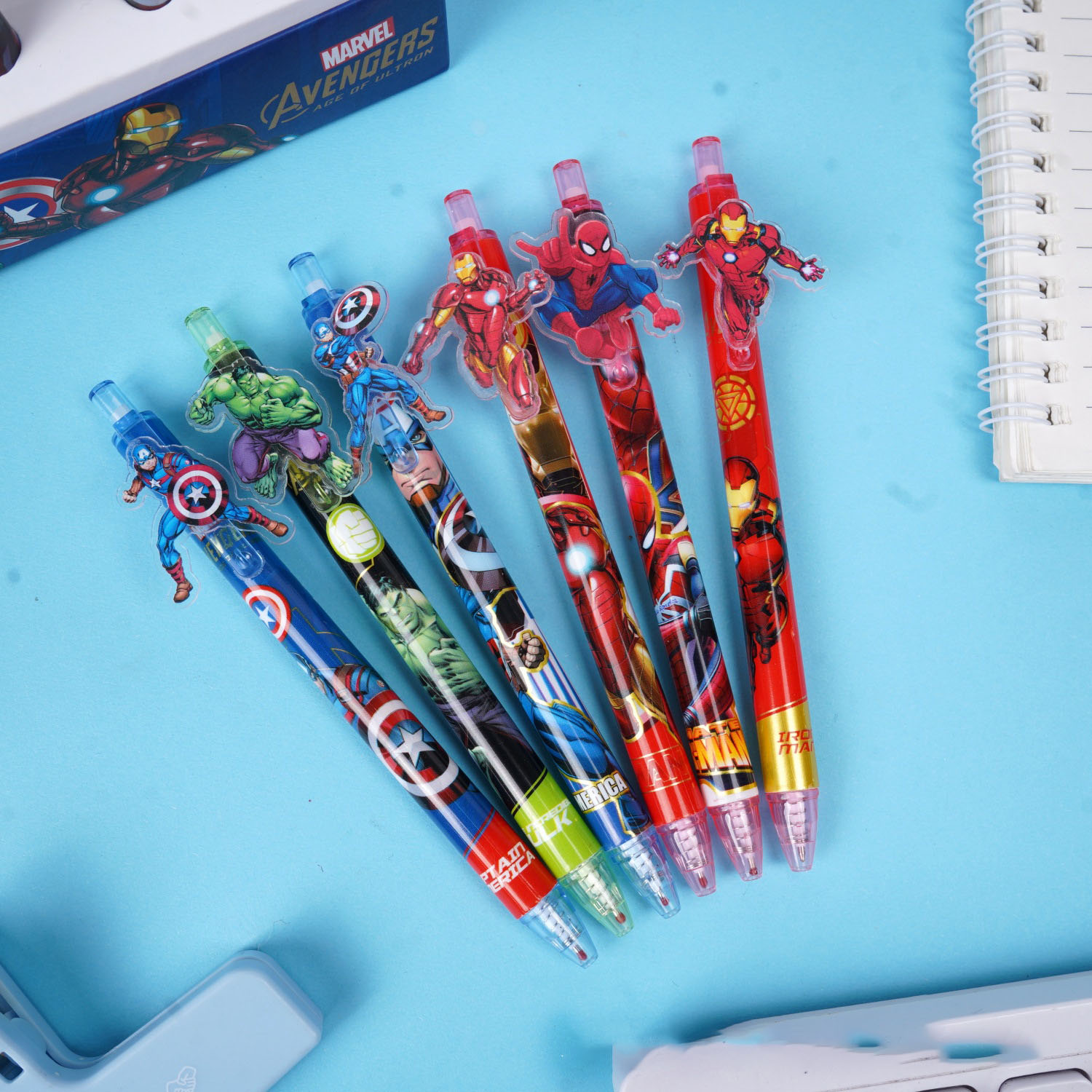 Stationery Warehouse - 12/48 Buah untuk Pena Gel Marvel