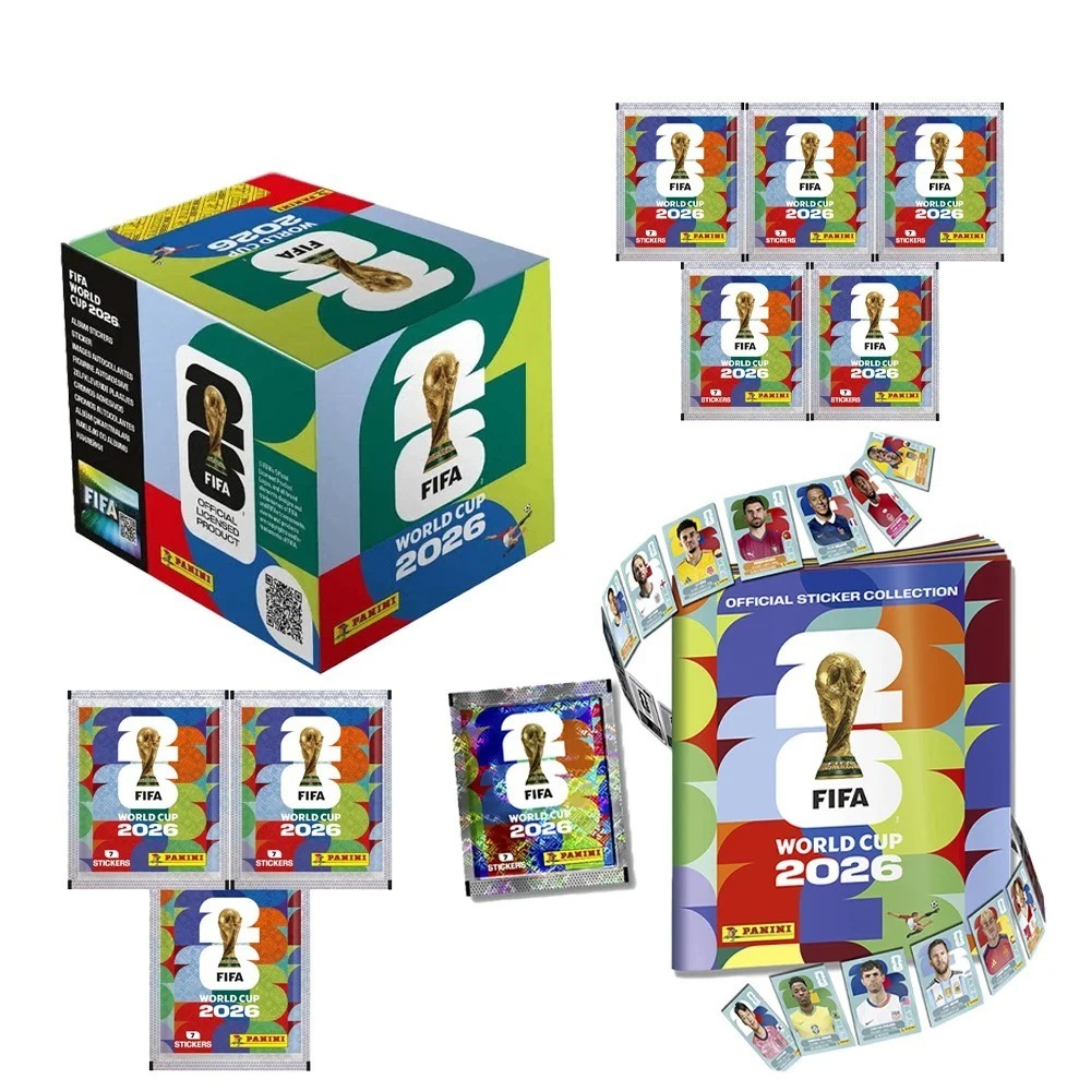 Cardstock Paper Pack - Kotak Koleksi Stiker Panini Piala Dunia