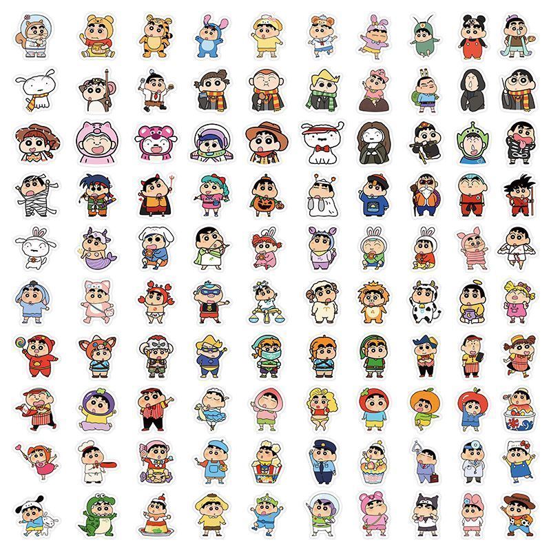 Crayon Shin-chan Kartun Lucu 1 - Cardstock Paper Pack ulasan dan harga