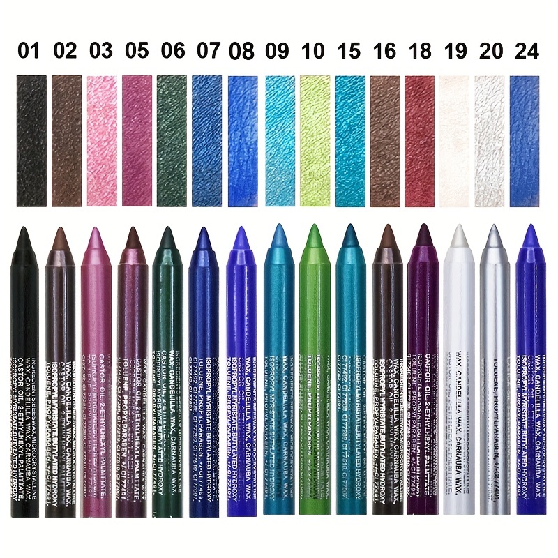 1 Buah Set Eyeliner Tahan Air  - Highlighter Set Pastel ulasan dan harga