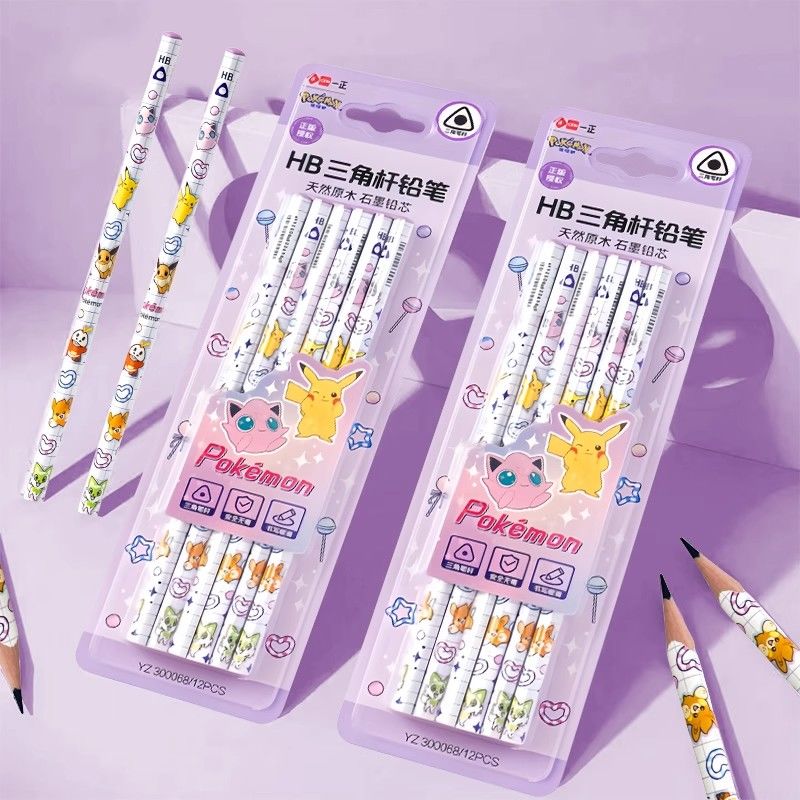 Pensil Kayu Segitiga Pokémon 2 - Stationery Warehouse ulasan dan harga