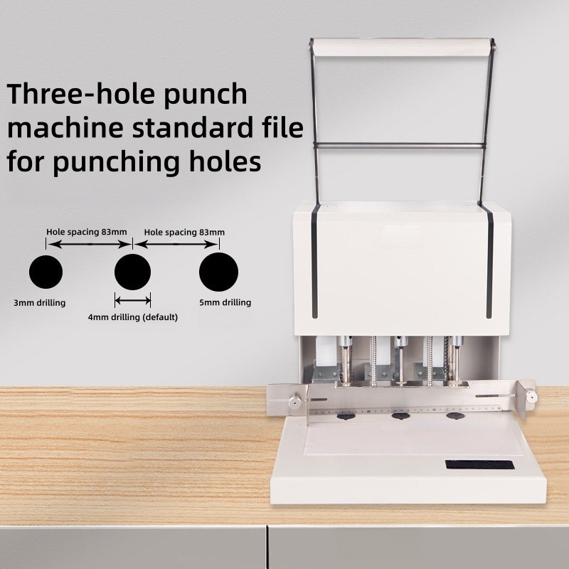 Mesin Pelubang Kertas Listrik  - Paper Punch 3 Hole ulasan dan harga