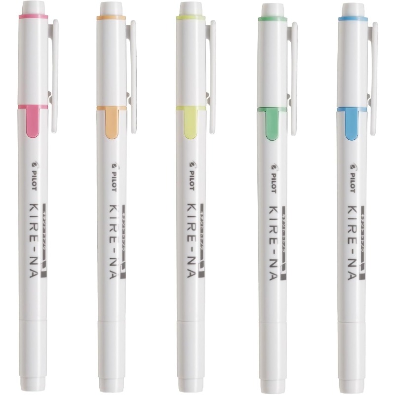 PILOT KIRE-NA Set Pena Highlig - Highlighter Set Pastel ulasan dan harga