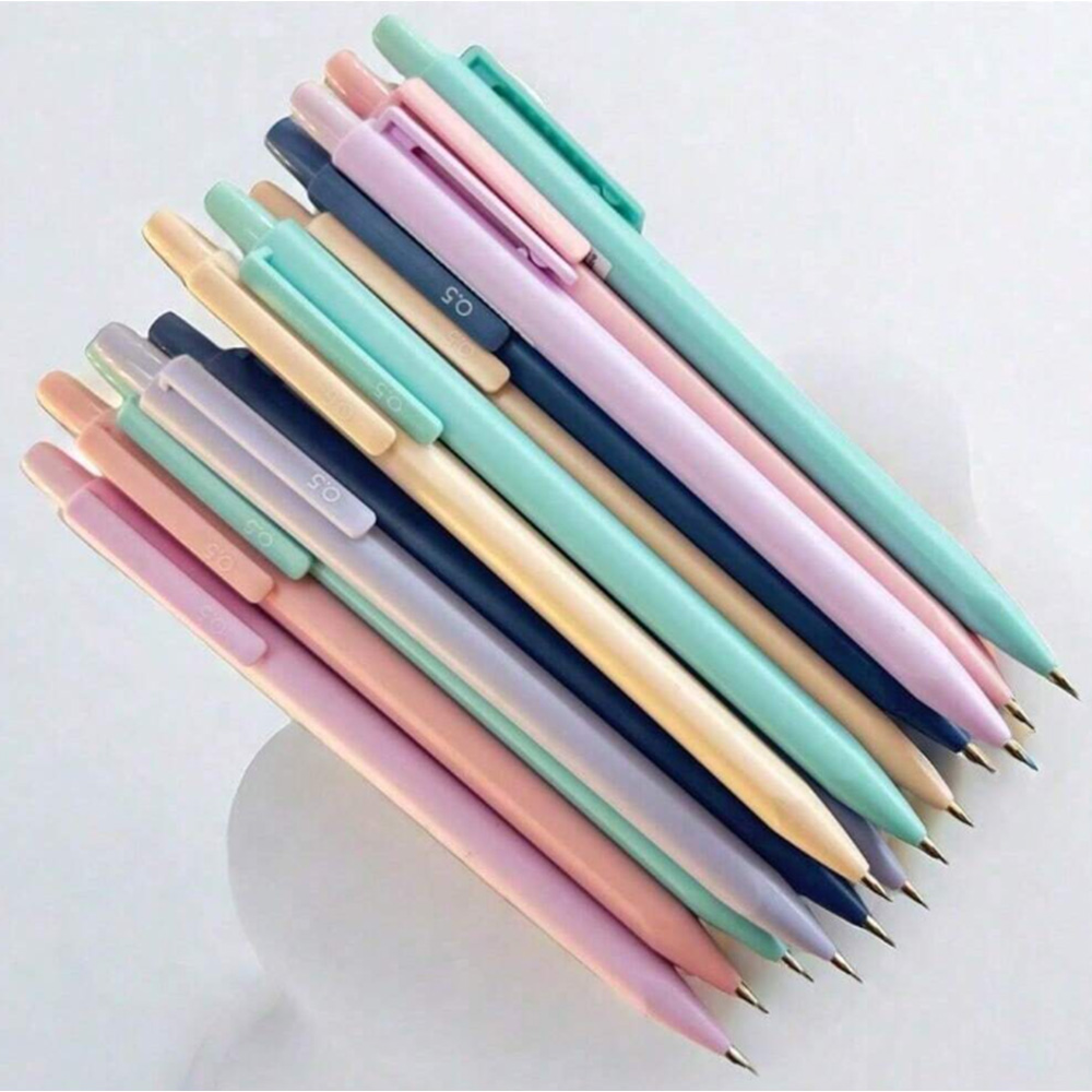 Set Pensil Mekanik Pastel Lucu - Highlighter Set Pastel ulasan dan harga