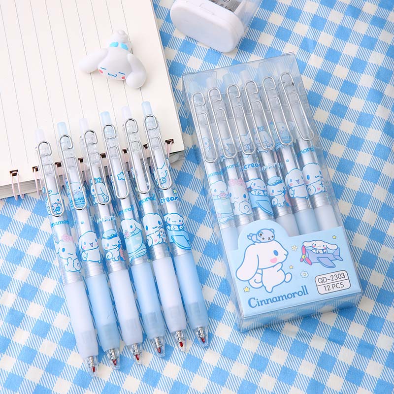6-12 Buah Pena Gel 0.5MM Seri  - Stationery Warehouse ulasan dan harga