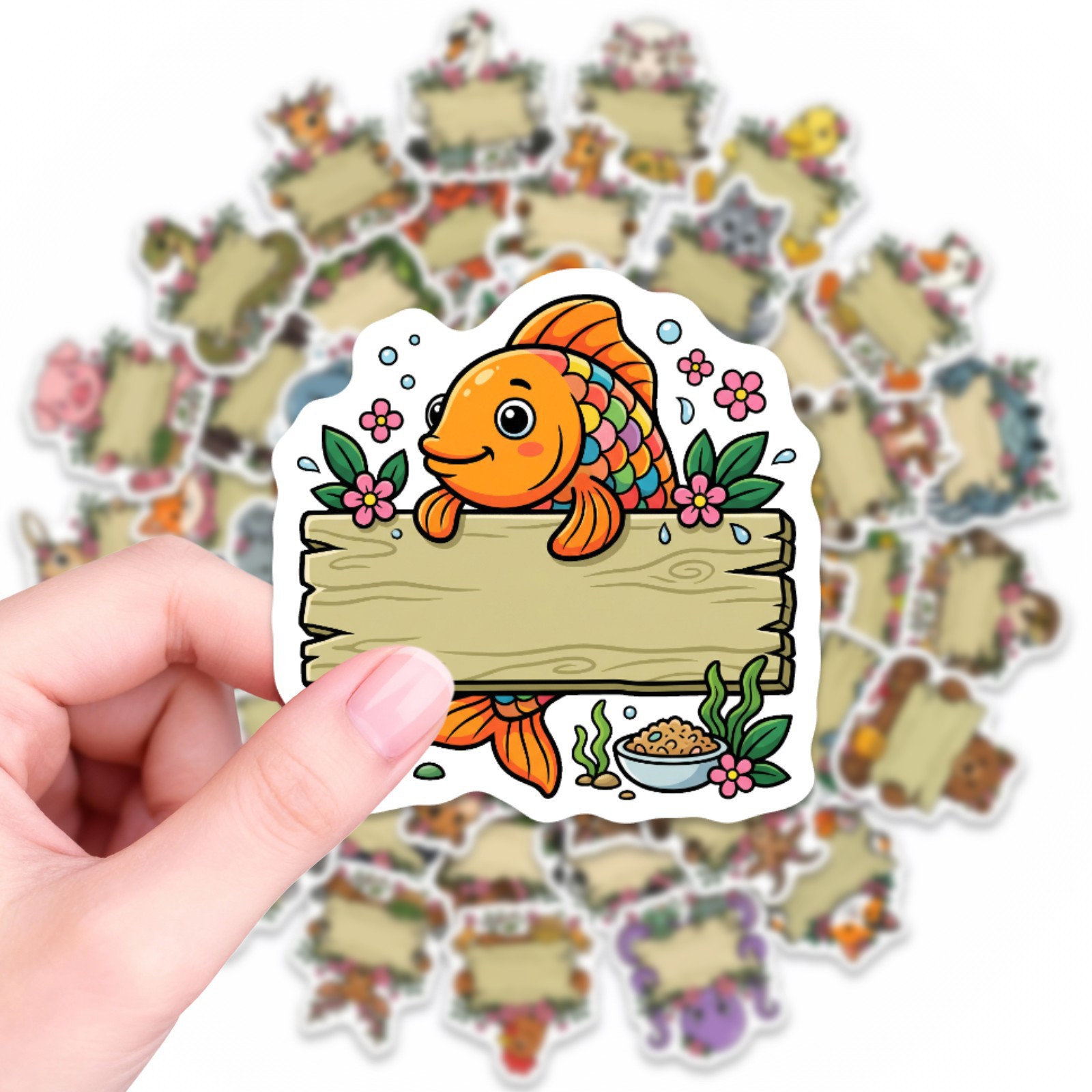 50/100 Buah Stiker Hewan Hutan - Paper Deal Stationery & Office Supply Kota Bharu ulasan dan harga