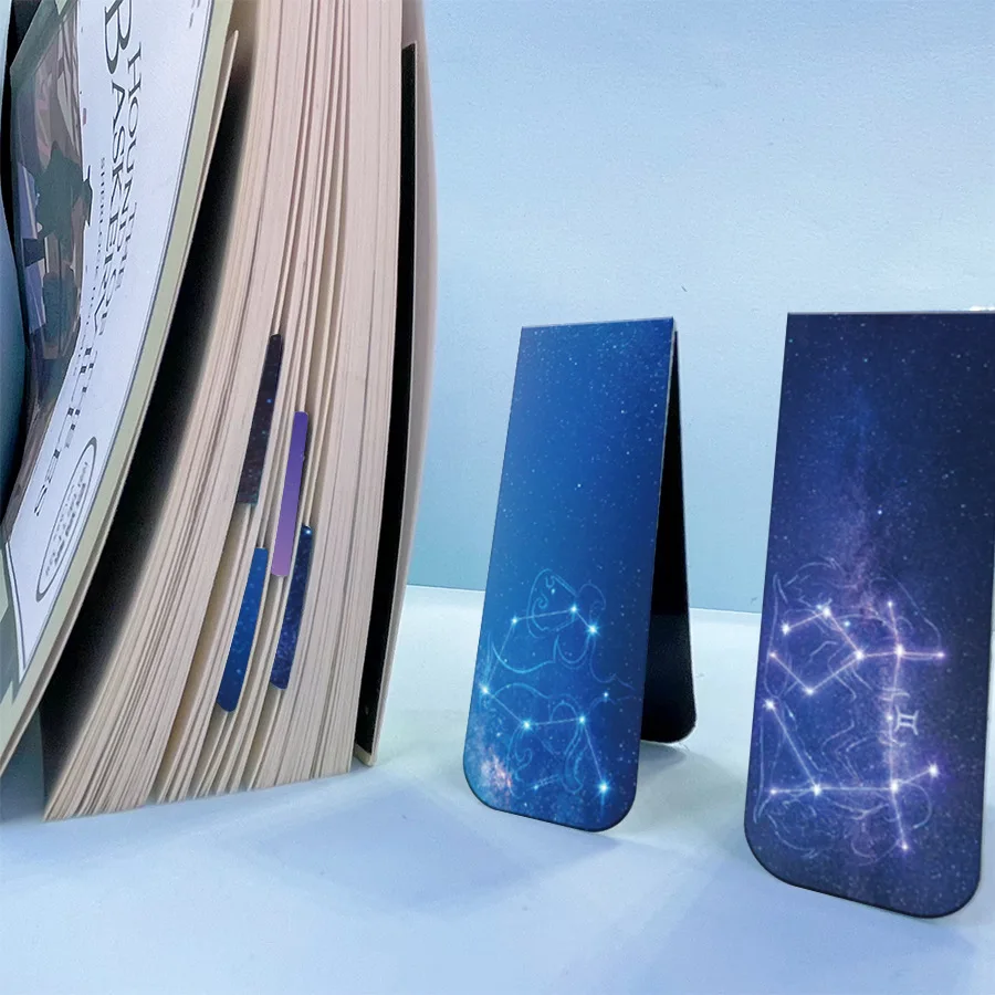 12 buah bookmark magnetik, rua - Bookmark Magnetic Clip ulasan dan harga