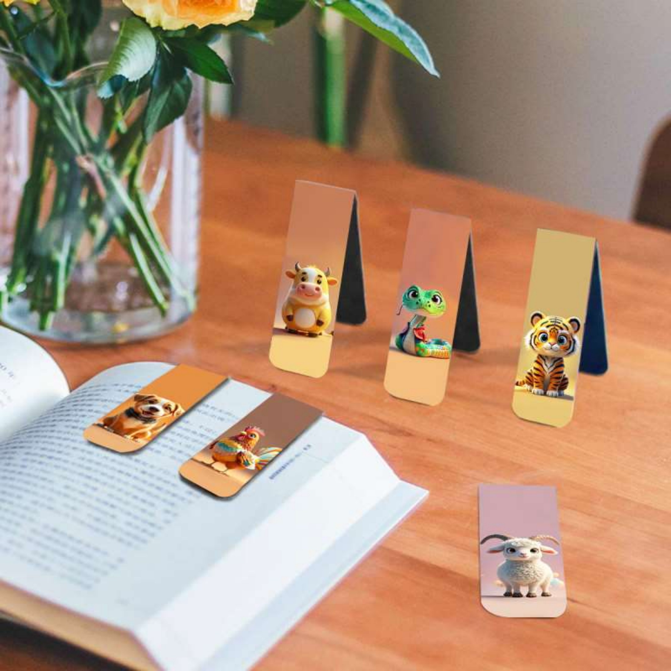 12 buah pembatas buku magnetik - Bookmark Magnetic Clip ulasan dan harga