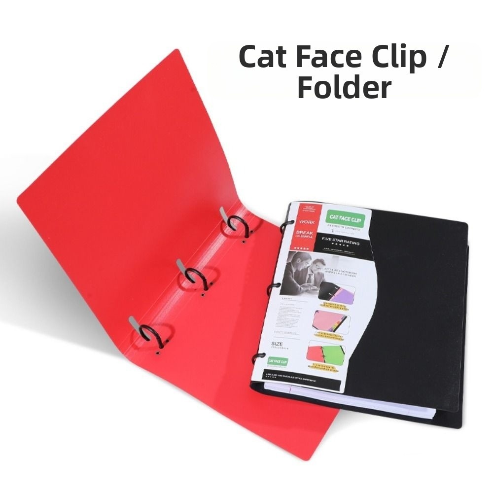 Folder File 3 Ring Loose-leaf  - Paper Punch 3 Hole ulasan dan harga