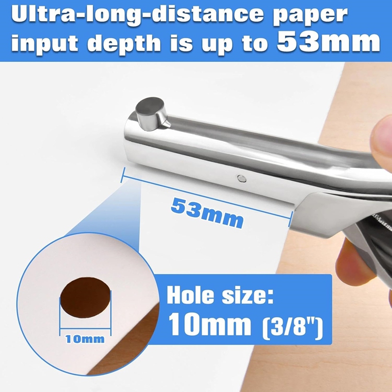 Pembolong Kertas Tangan Deep T - Paper Punch 3 Hole ulasan dan harga