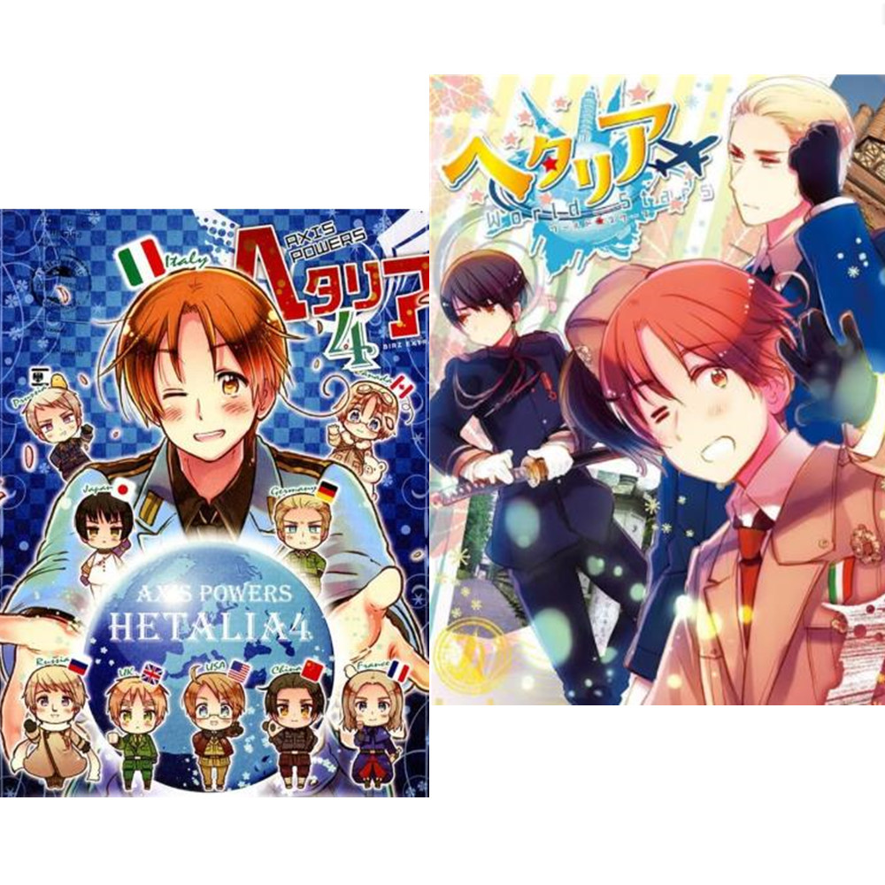 1 Pak Stiker Anime Axis Powers - Cardstock Paper Pack ulasan dan harga